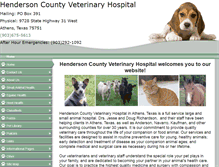 Tablet Screenshot of hcvethospital.com
